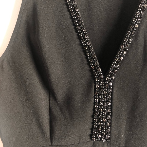 Leith little black dress jeweled neckline medium - Picture 5 of 8